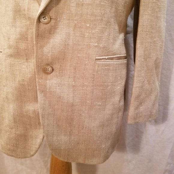 Vintage John Alexander beige tweed weave jacket - Picture 3 of 8